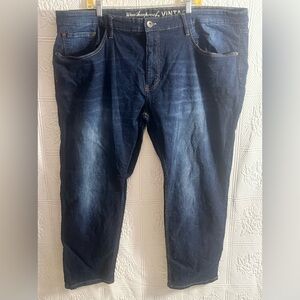 Weatherproof Vintage Tapered Fit Blue Jeans Size 48x30 48
